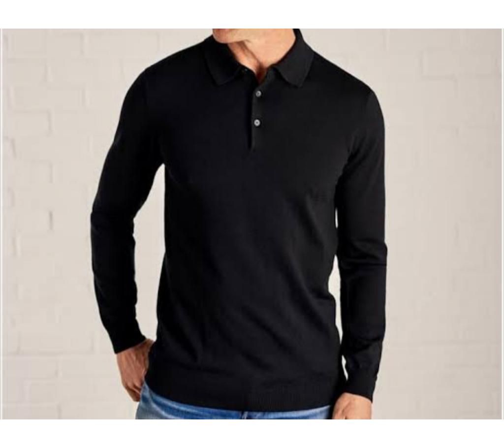 Full sleeve Cotton Polo Shirt For Men 