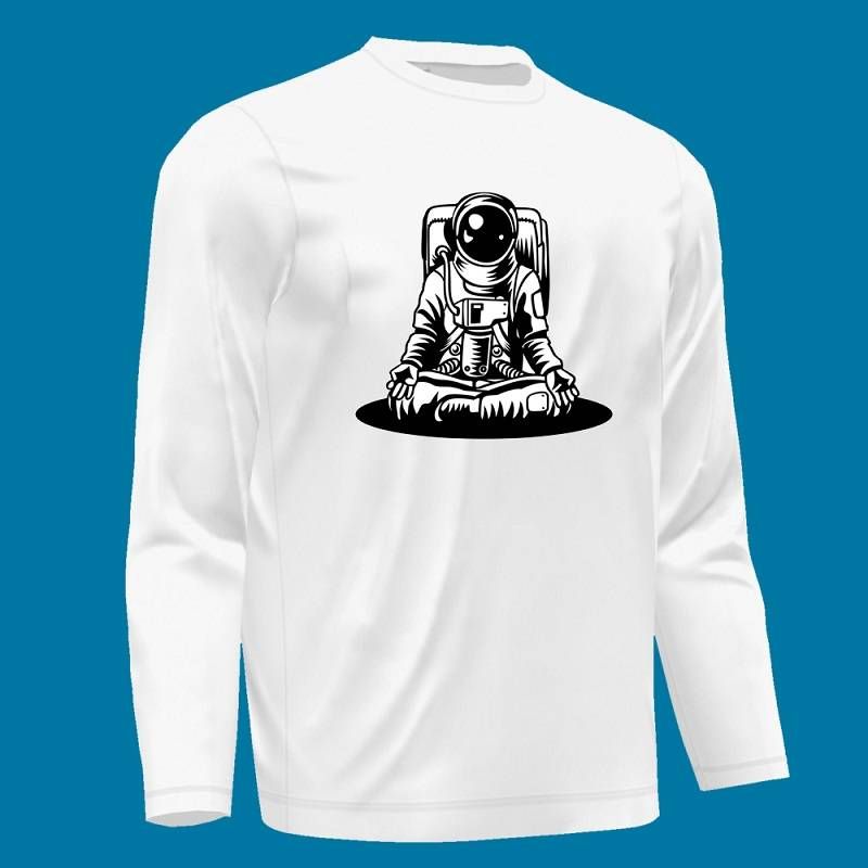Astronaut New Year Full Sleeve T-Shirt 