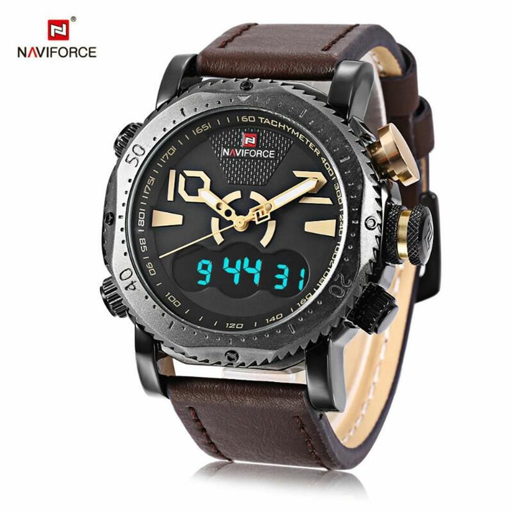Naviforce Band Sports Dual time Watch