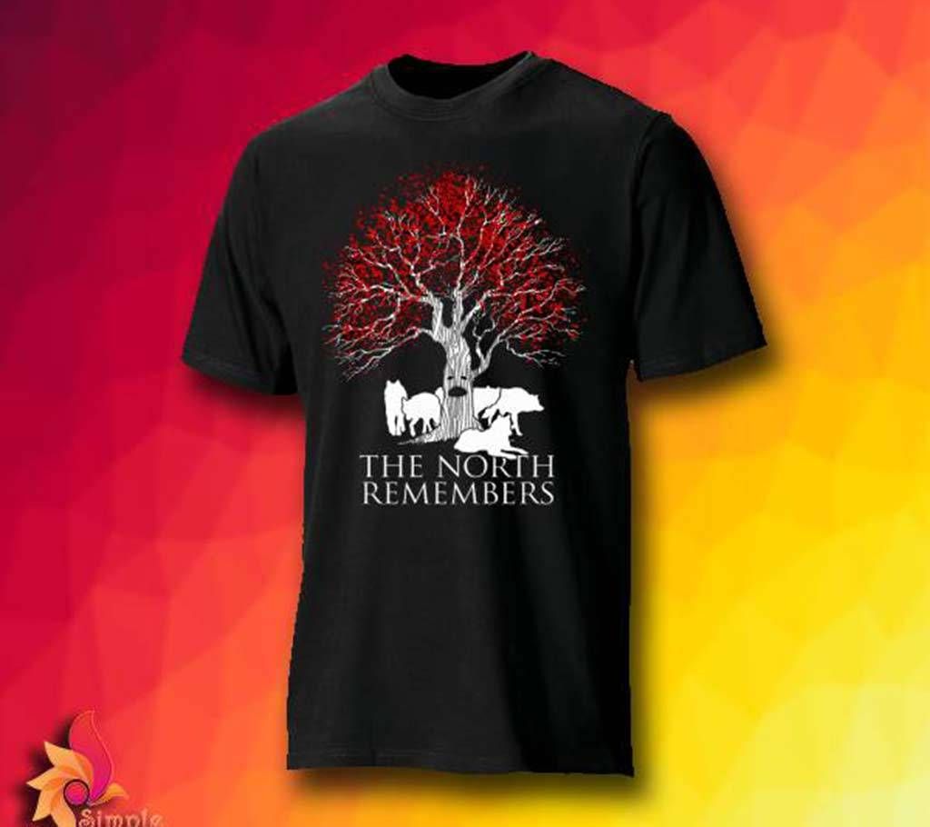 The North Remembers Half Sleeve T-Shirt For Men