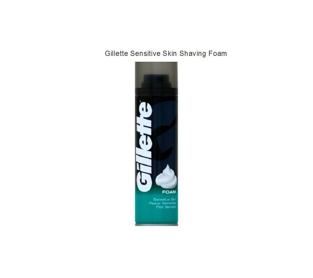 Gillette Sensitive Skin Shaving Foam England