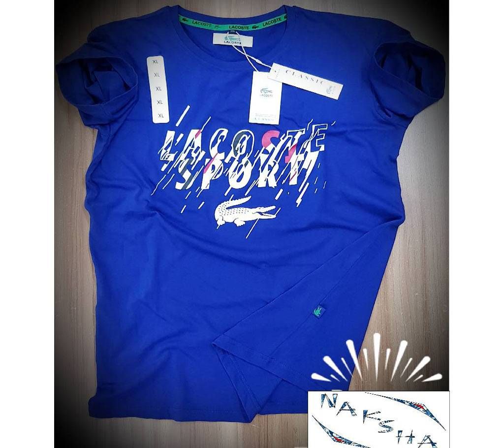 LACOSTE Half sleeve Cotton T-Shirt (Copy)