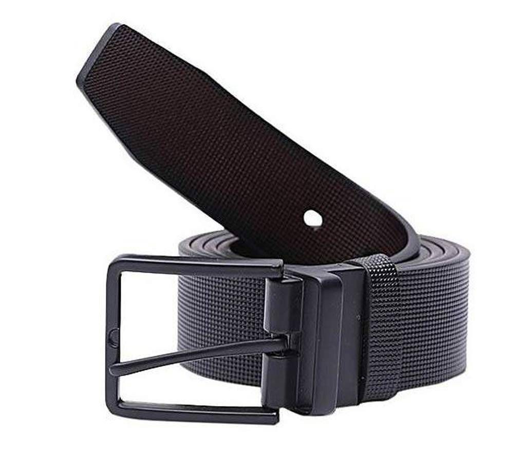 Black PU Leather Formal Belt