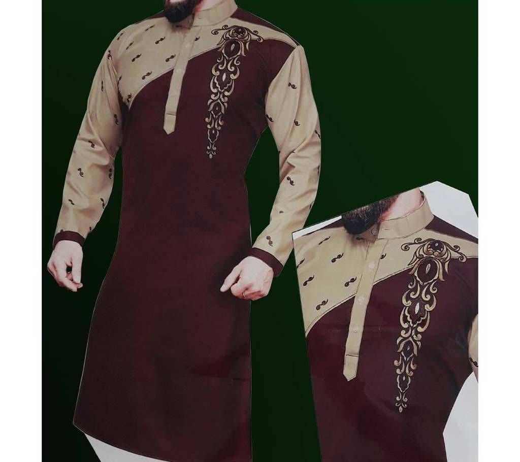 Eid Collection - Menz Slim Fit Semi Long Punjabi 100210
