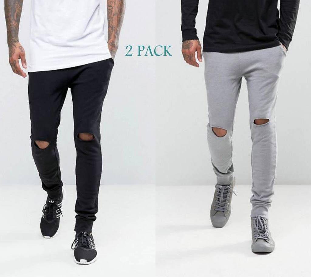 Lakbuas Super Skinny Rib Trouser for Men's combo pack
