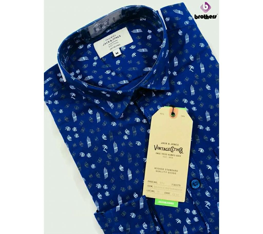 Indian Mixed Cotton printed  shirt