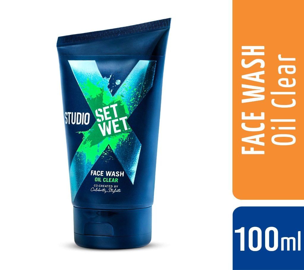 Set Wet Studio X Face Wash For Men - Oil Clear 100ml - India 