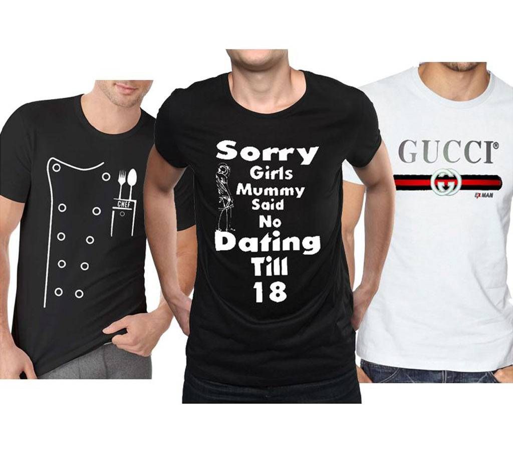 MENS T SHIRT 3 IN 1 COMBO OFFER