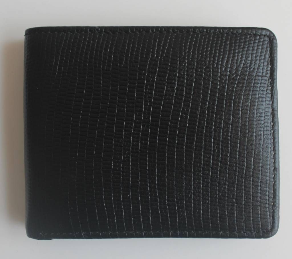 Genuine leather mens multifunction wallet