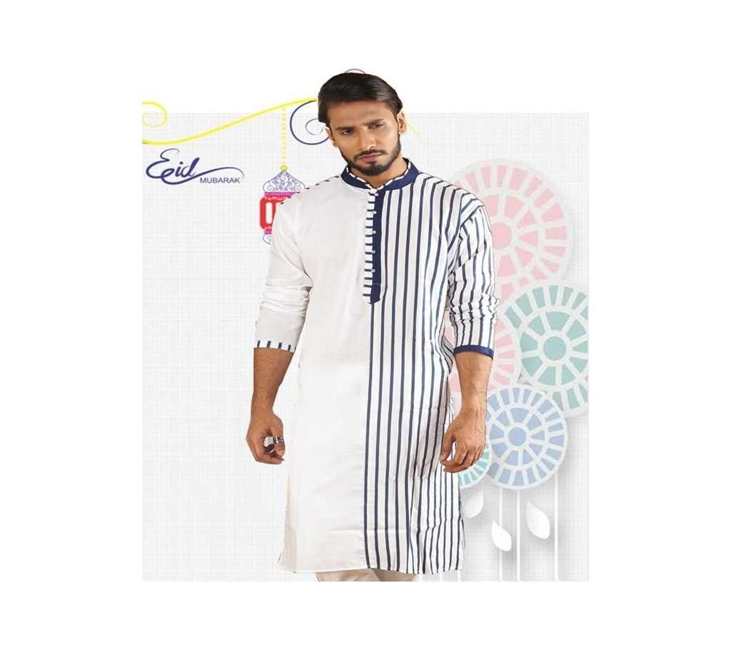 Fashionable Printed Semi Long Punjabi