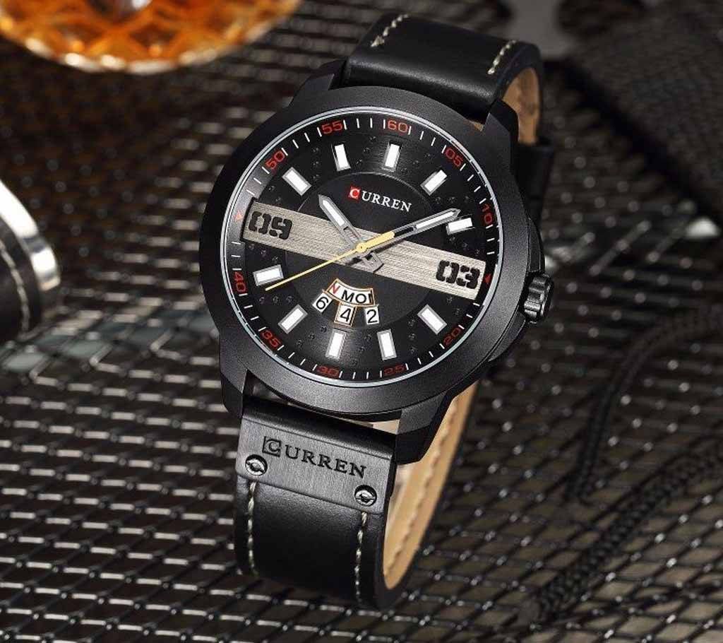Luxury Brand Curren 8286 Men Military Sports Watches Men Quartz Date Watch Male Casual Leather Watch