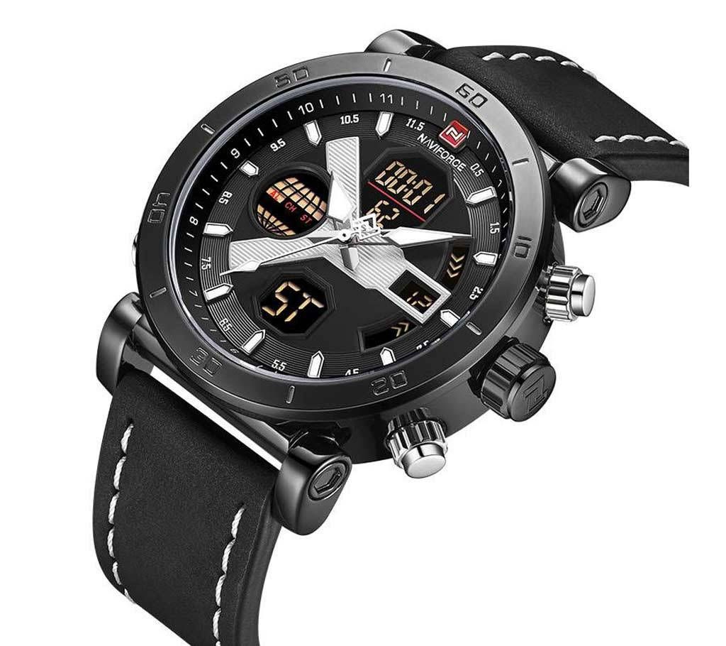 NAVIFORCE 9132 Luxury Brand Sports Military Dual Display Wristwatch
