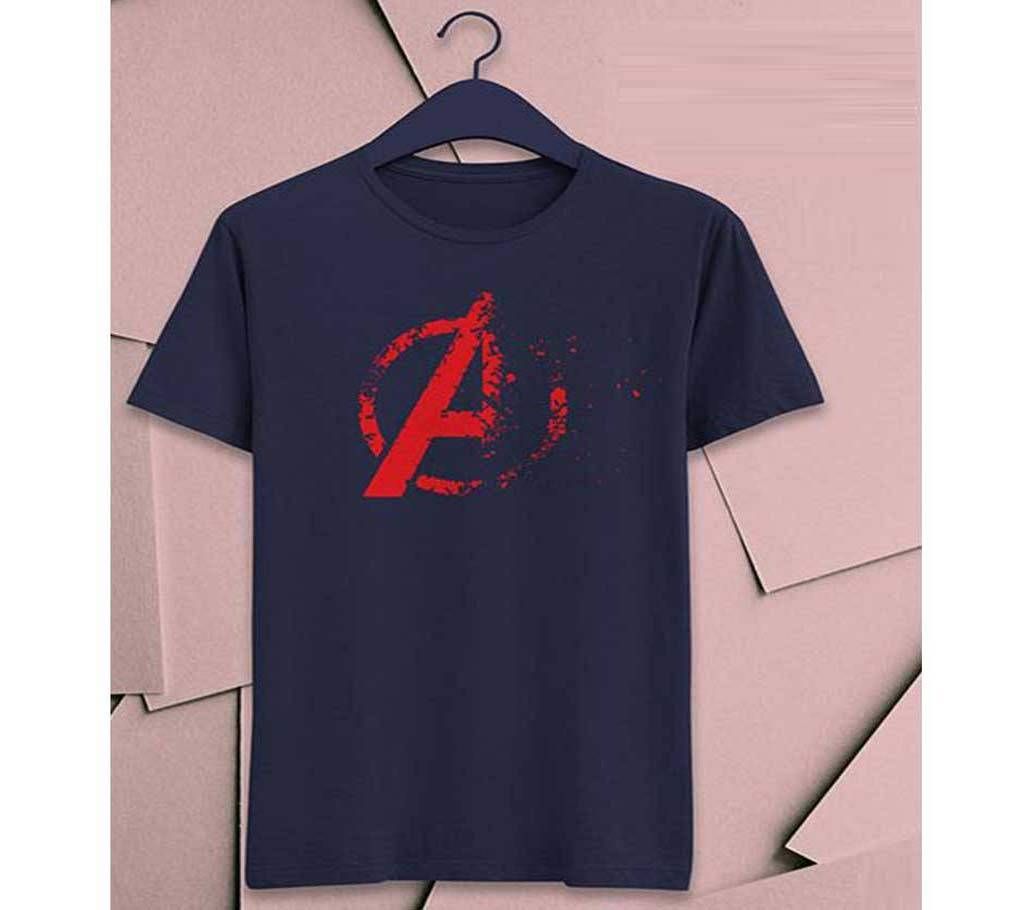 Cotton combed T-shirt - Navy Blue - Avengers