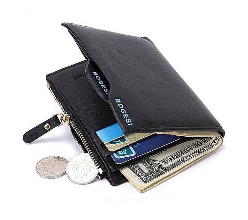 Black Artificial Leather Wallet for Men