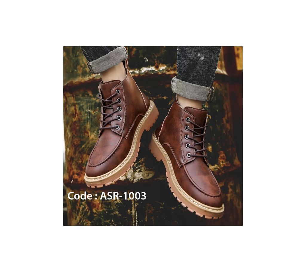 British Style Brogue Chelsea Boots Mens Shoes Ankle Boots Men Footwear Sewing Thread Chelsea Boots for Men Casual Cotton Shoes