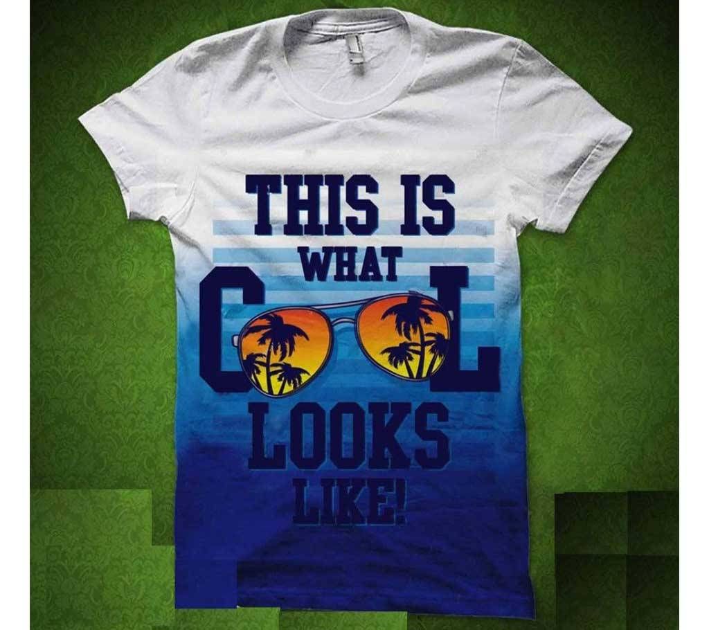 Rubber Print Cotton T-shirt -513- FAS