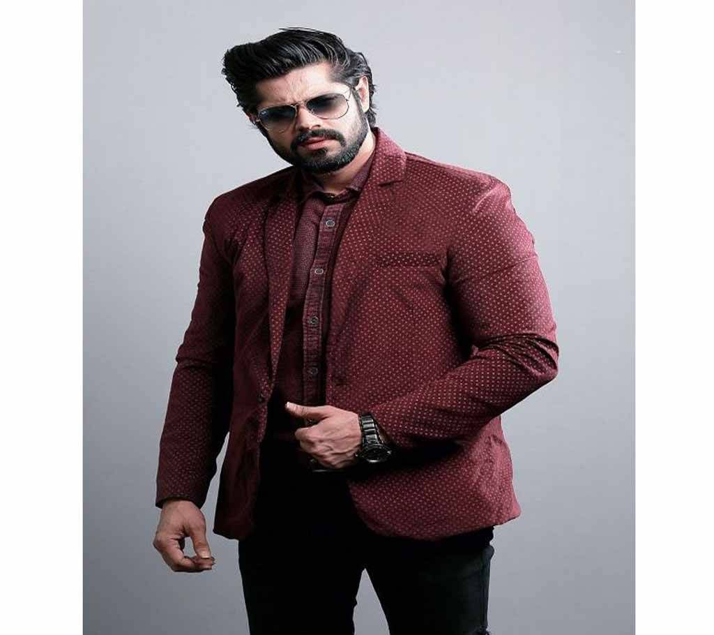   Velvet Fabric Blazers  B01  FAS