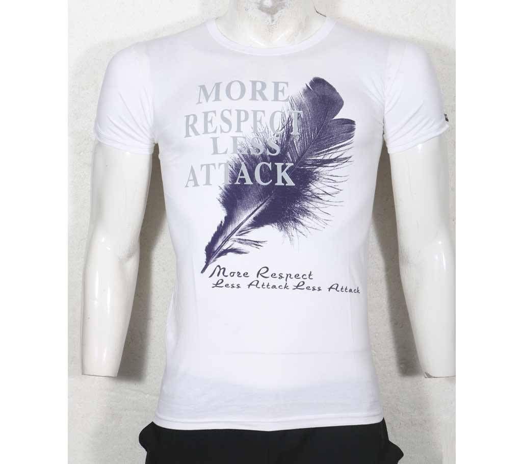 More Respect Less Attack Mens T-shirt 