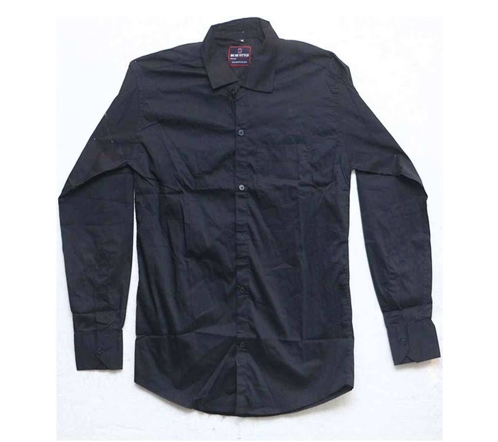  Mens Full Sleeve Shirt - Black