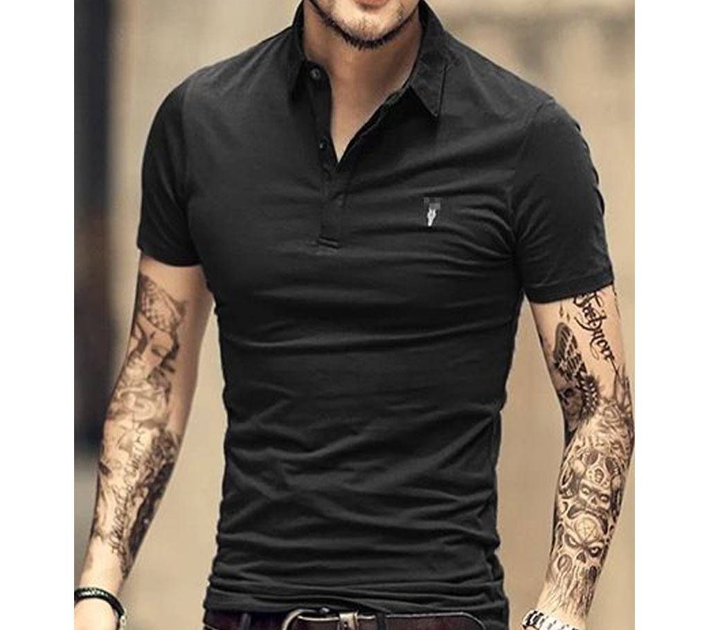 Mens Casual Half Sleeve Polo t-Shirt For Men