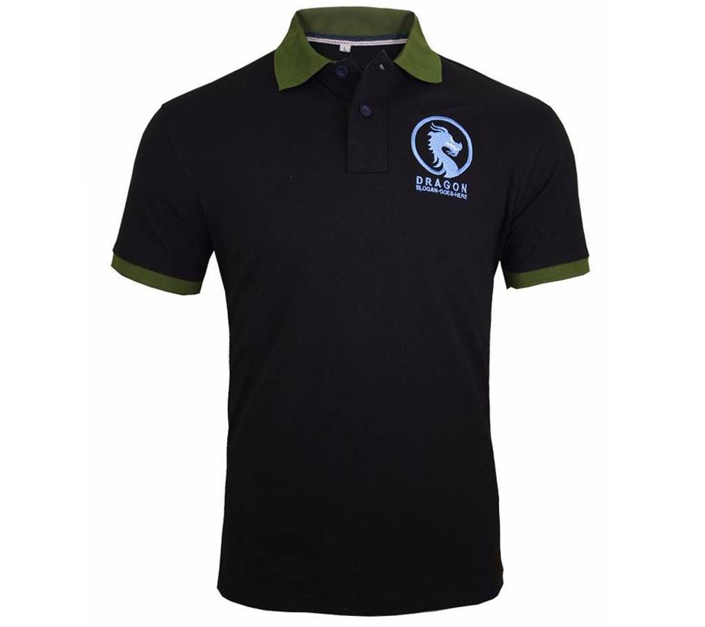 Black gents polo shirt 
