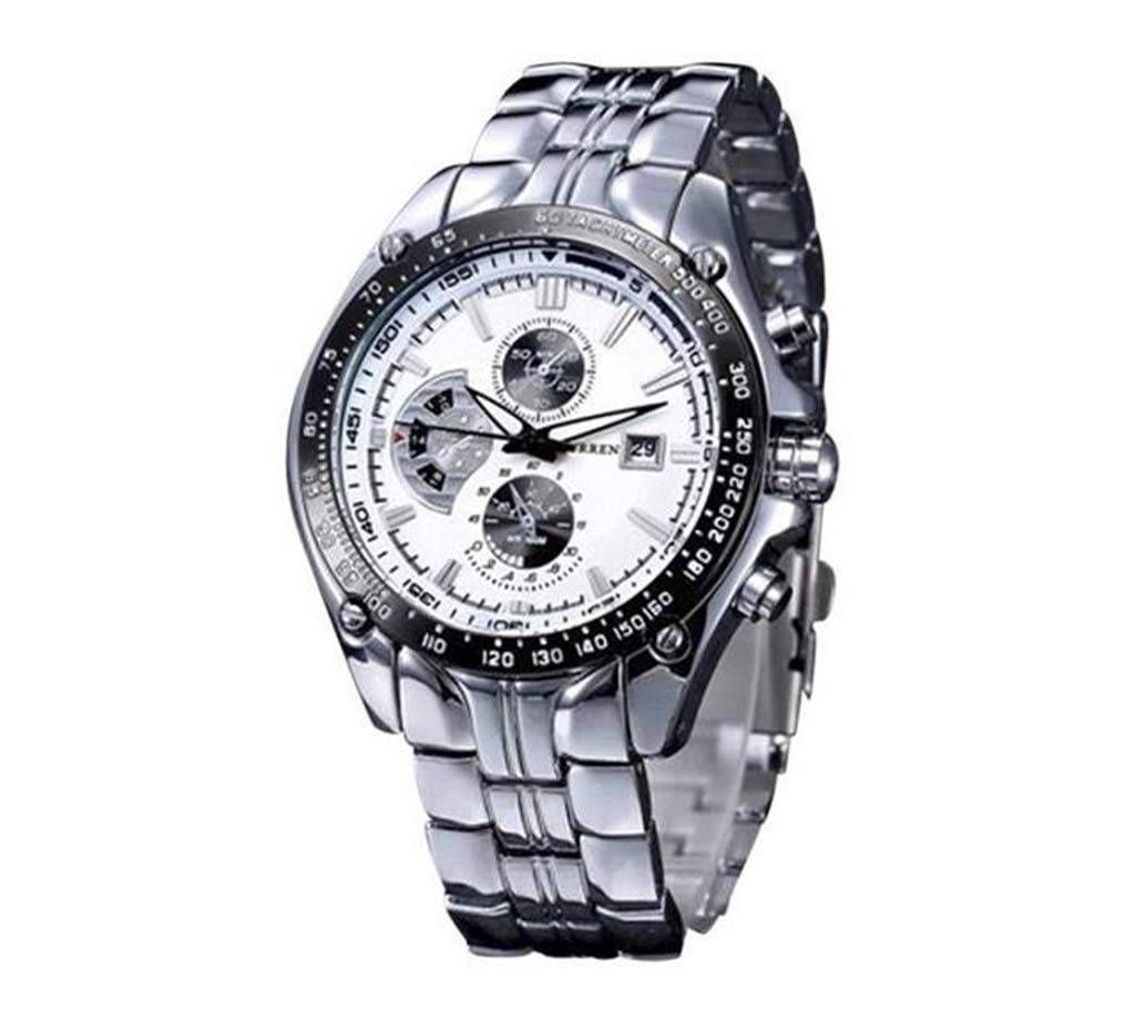 Curren Silver Stainless steel Wrist Watch 