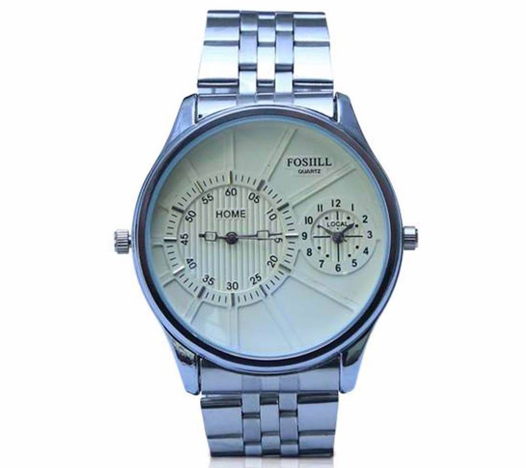 FOSIILL Stainless steel gents watch-copy 