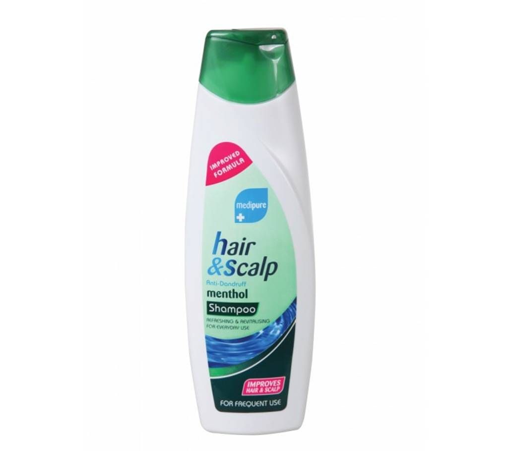 Medipure Hair & Scalp Menthol anti dandruff shampoo UK