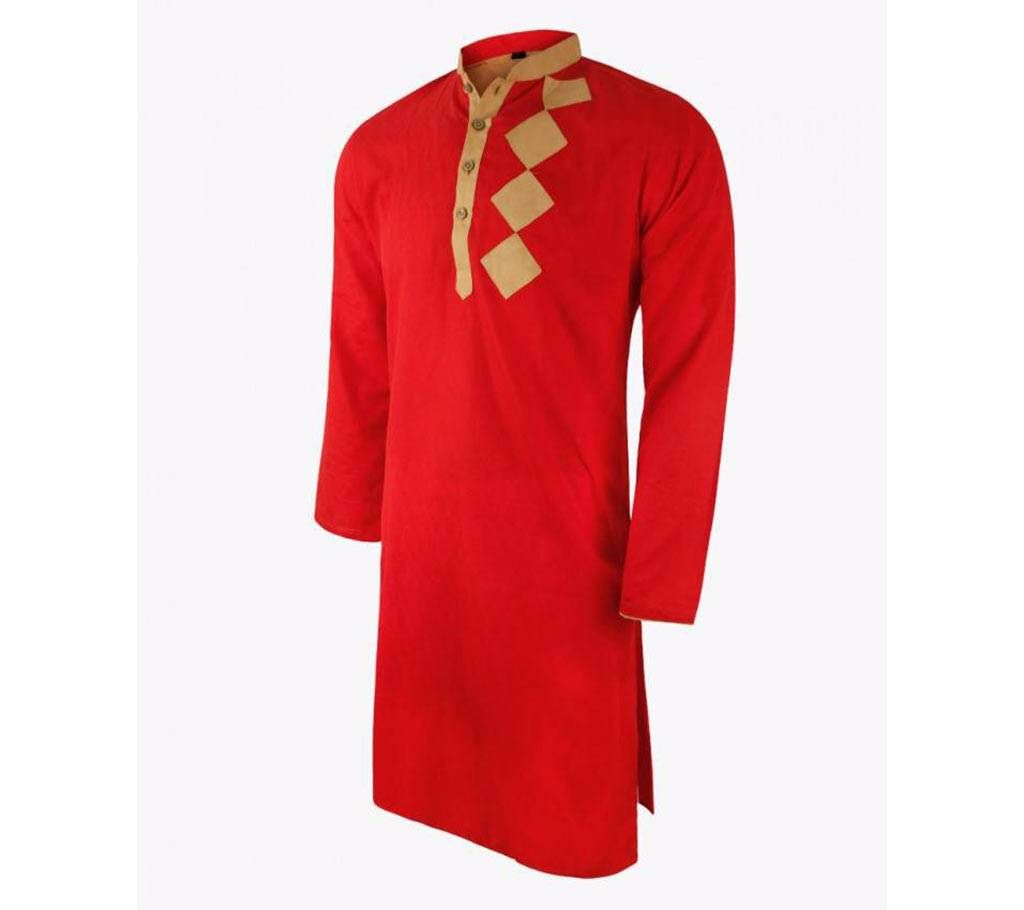 semi long gents cotton punjabi 