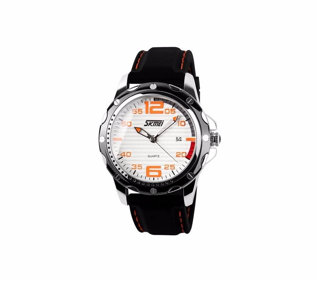 Skmei 992 - Black Rubber Analog Watch for Men