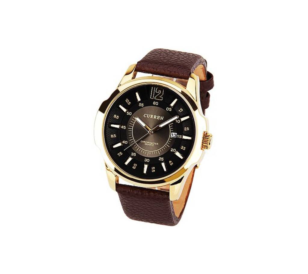 CURREN Black Gold Men Watch