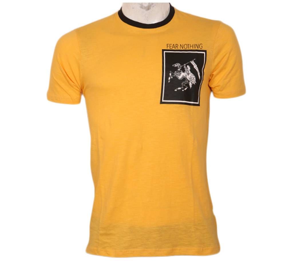 FEAR NOTHING menz Round Neck T-shirt 