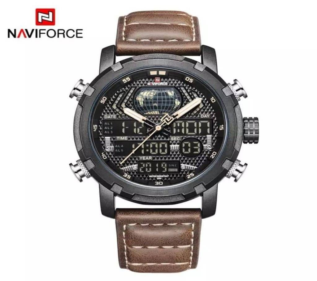 NAVIFORCE 9160 PU LEATHER WATCH FOR MEN