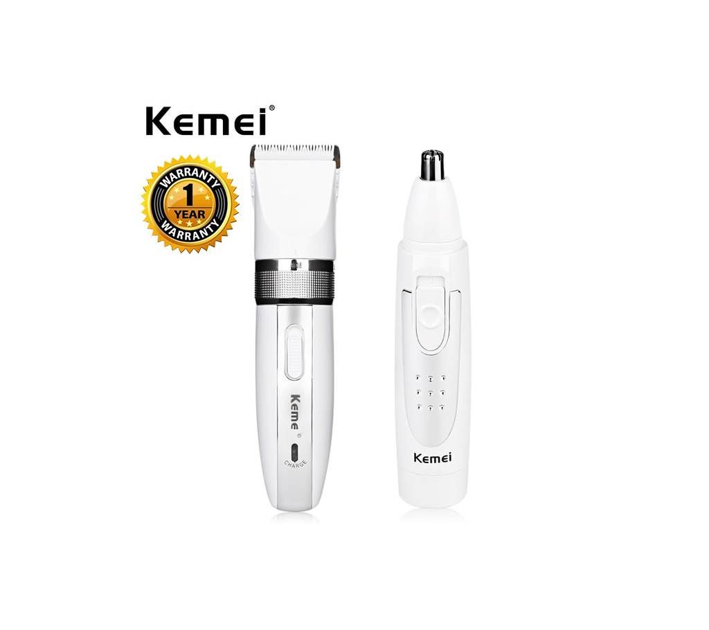 Kemei KM-2172 Washable Rechargeable Electric Trimmer
