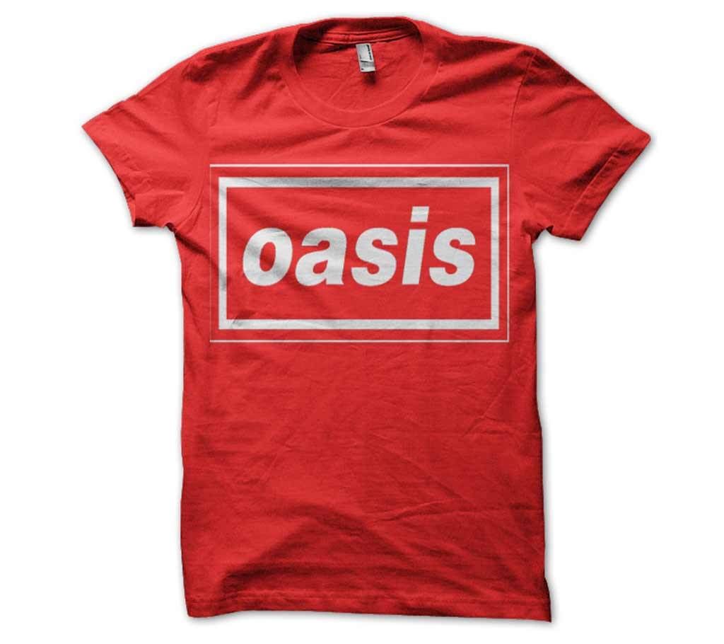  Oasis-Half Sleeve Cotton T-Shirt for men
