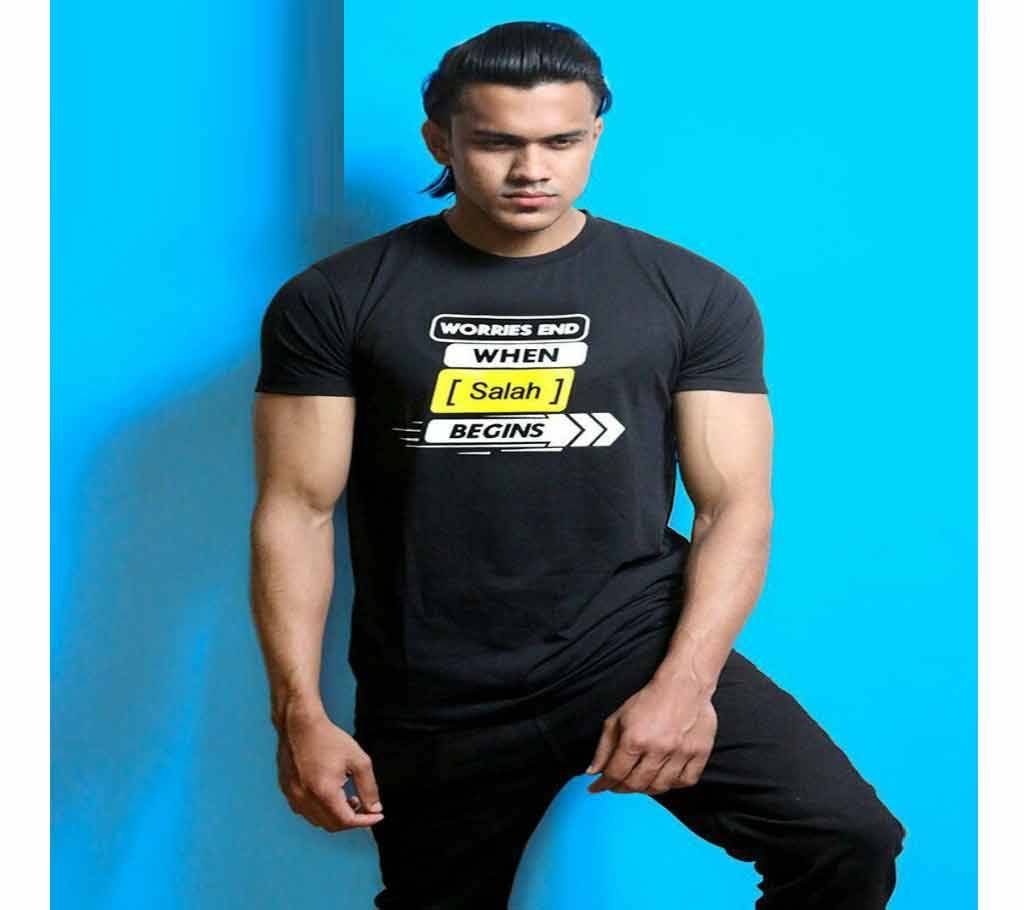 Cotton T-shirt - Black