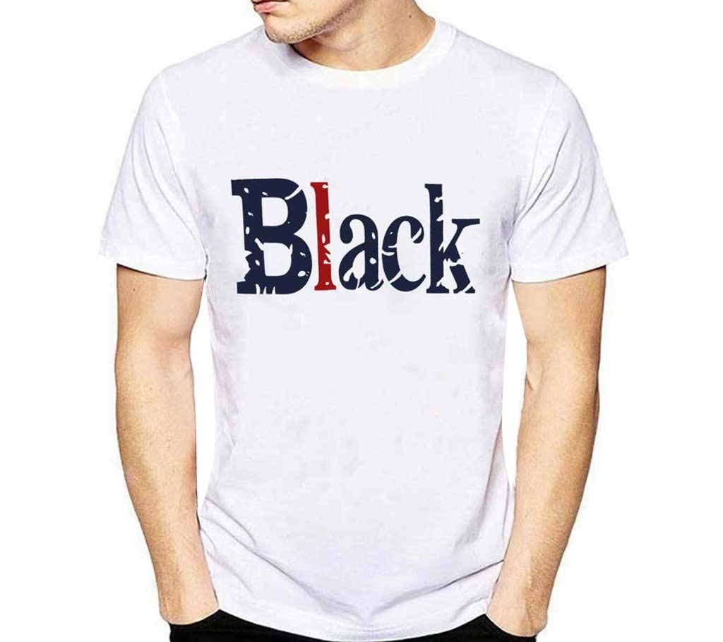 Black - Half Sleeve Cotton T Shirt