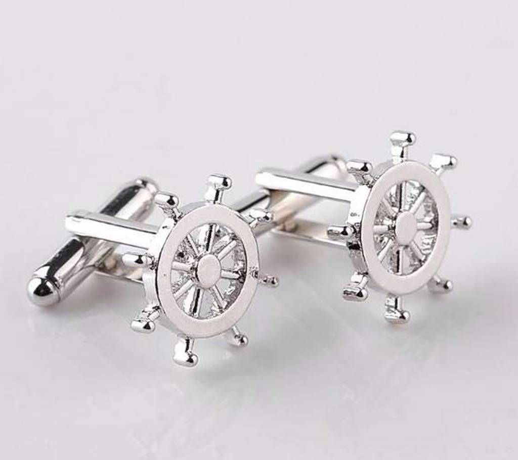 Unique Design Silver Plated Cufflinks