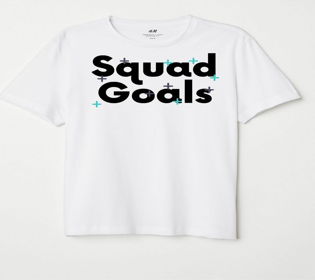 Squad Goals Tees For Man Funny simple easy lazy casual