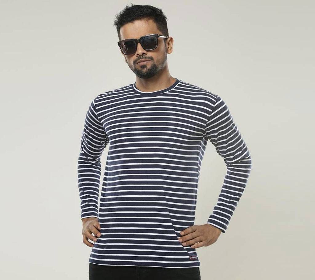 Gents Cotton Full Sleeve  Polo T-Shirt