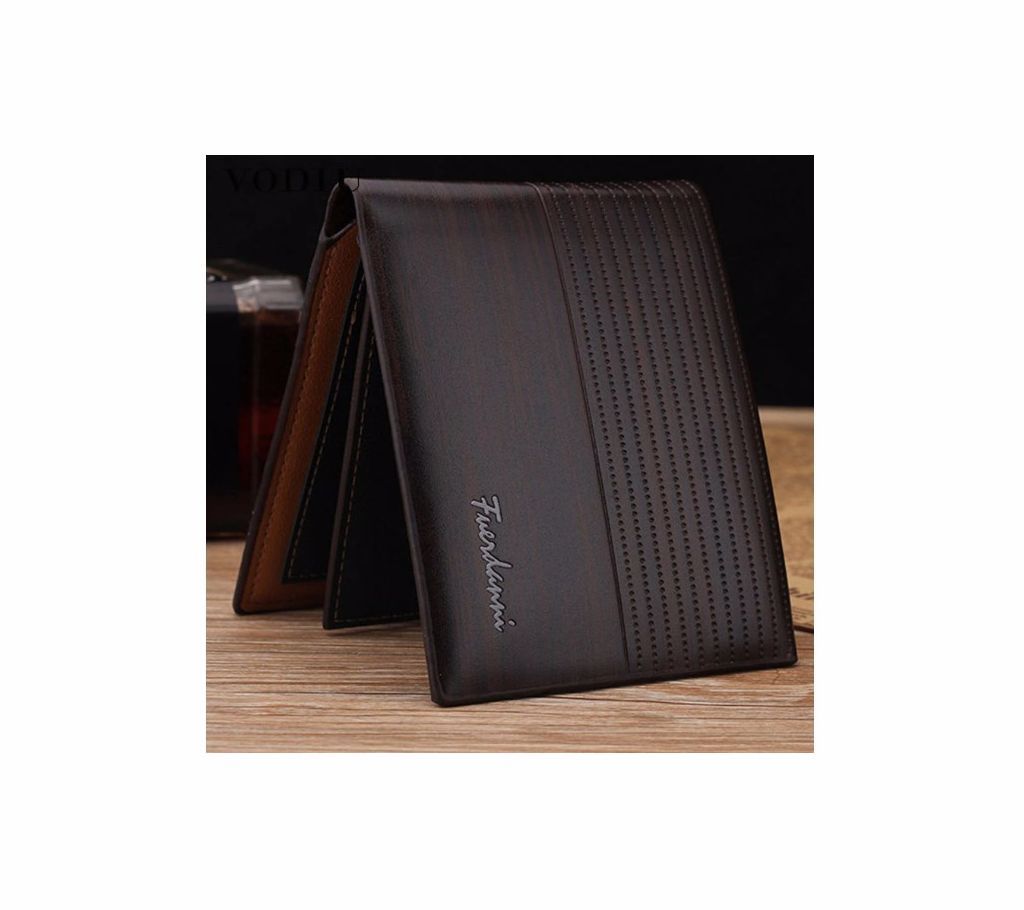 Luxury Short Slim Leather Wallet For men