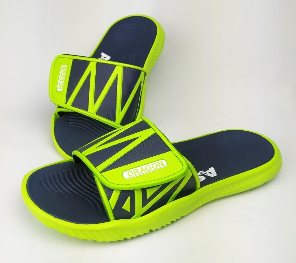Slides Slipper| Slippers Sandals for Men| Top new Collection High sole Light Green Color