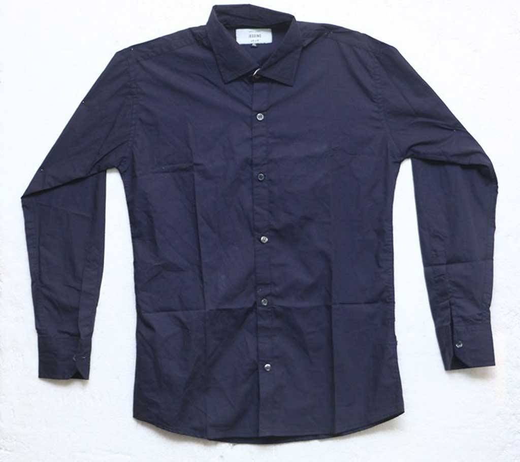  Mens Full Sleeve Shirt - Navy Blue