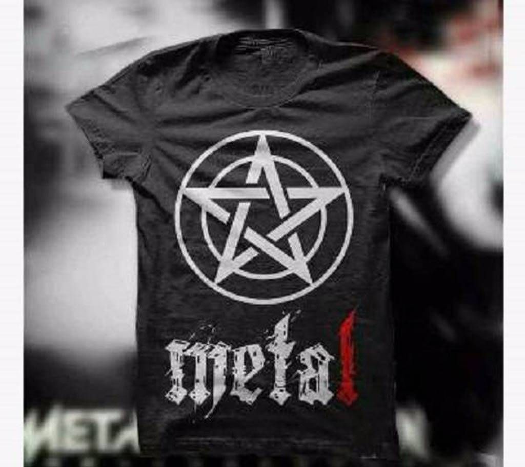 Metal Menz Round Neck T-shirt