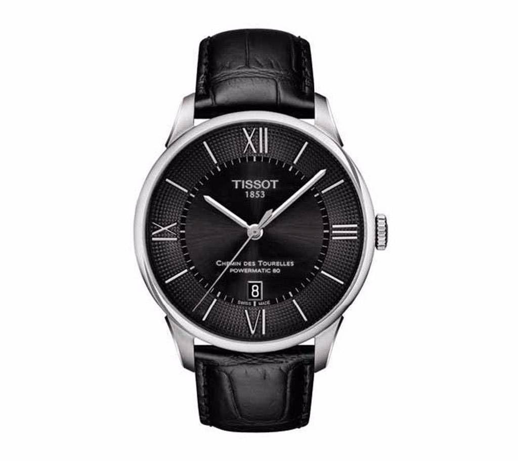 Tissot PU Leather watch-copy 