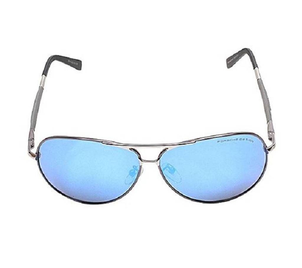Shy Blue Alloy Sunglasses For Men