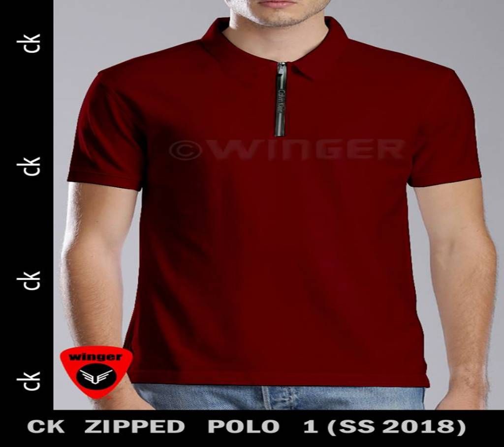 Ck ZIPPED POLO 1 (SS 2018)