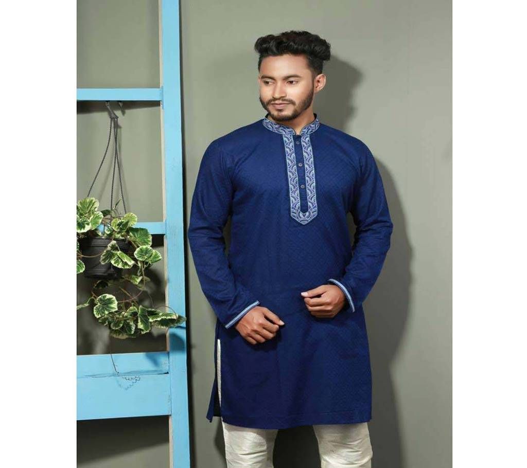 Indian Semi Long Gents Cotton Panjabi