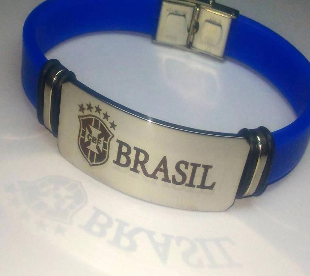 Brazil Wristband Blue