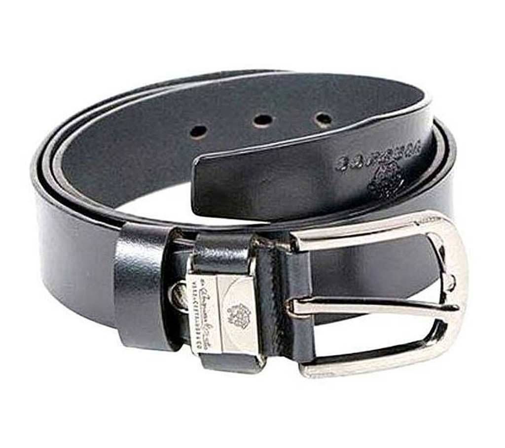 Black Leather Belt For Men